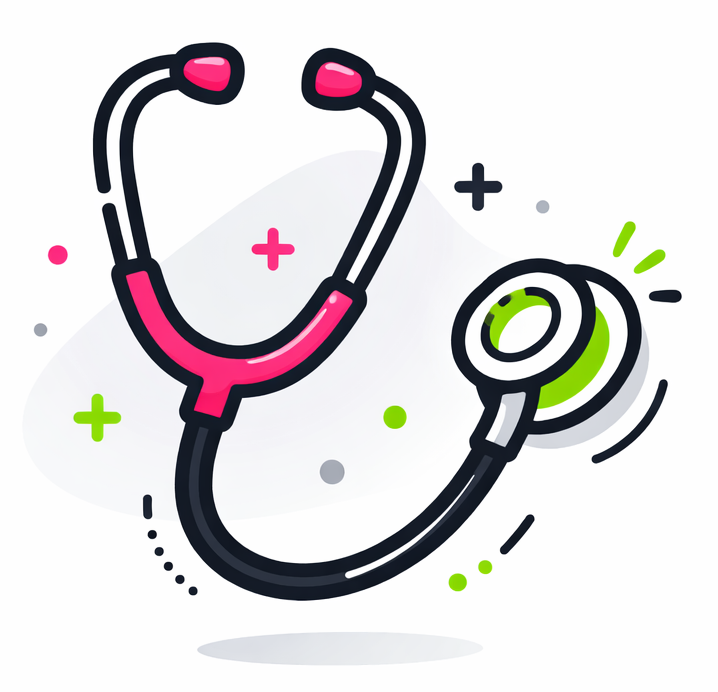 Fonendoscopio doodle corporativo mutenROIshi