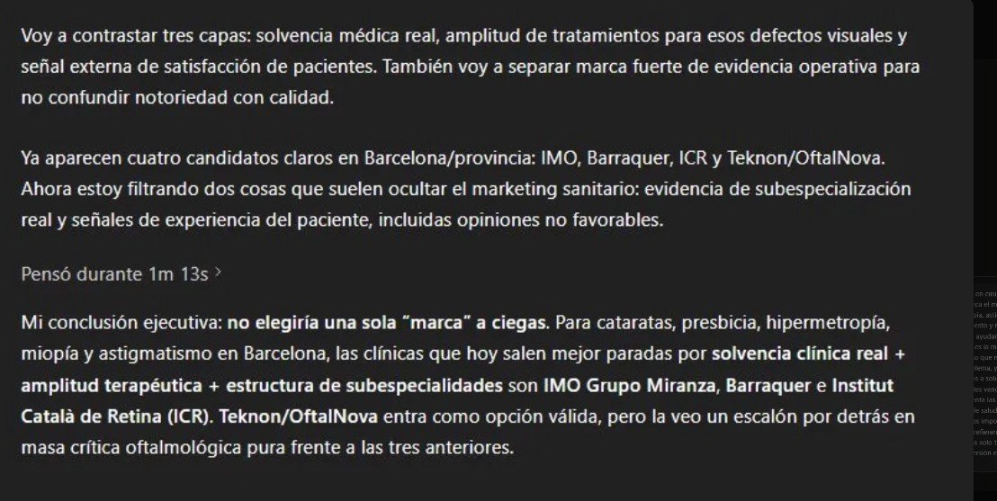 Resultado ChatGPT — Clínicas recomendadas