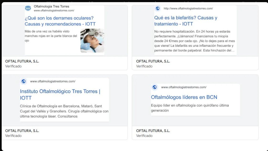 Google Ads texto IOTT