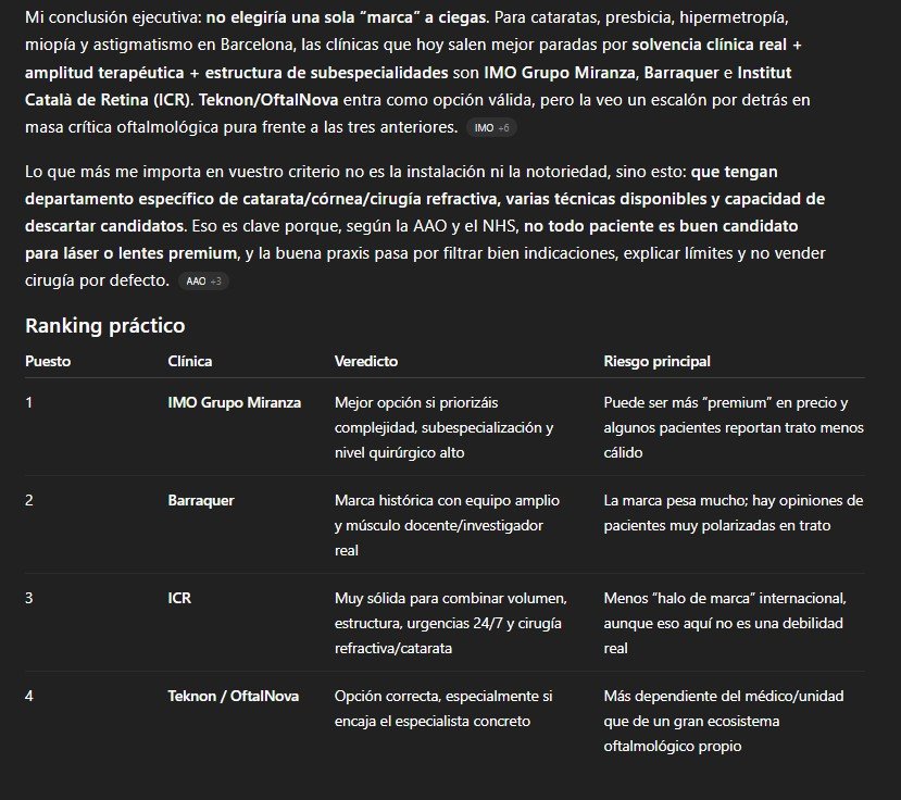 Resultado ChatGPT — Ranking práctico